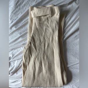 Beige sweater pants, size S